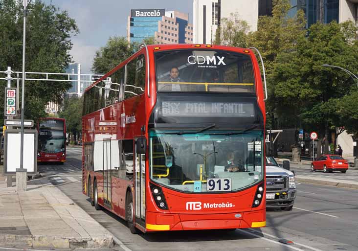 MB Metrobus Alexander Dennis Enviro500MMC 913 & 906